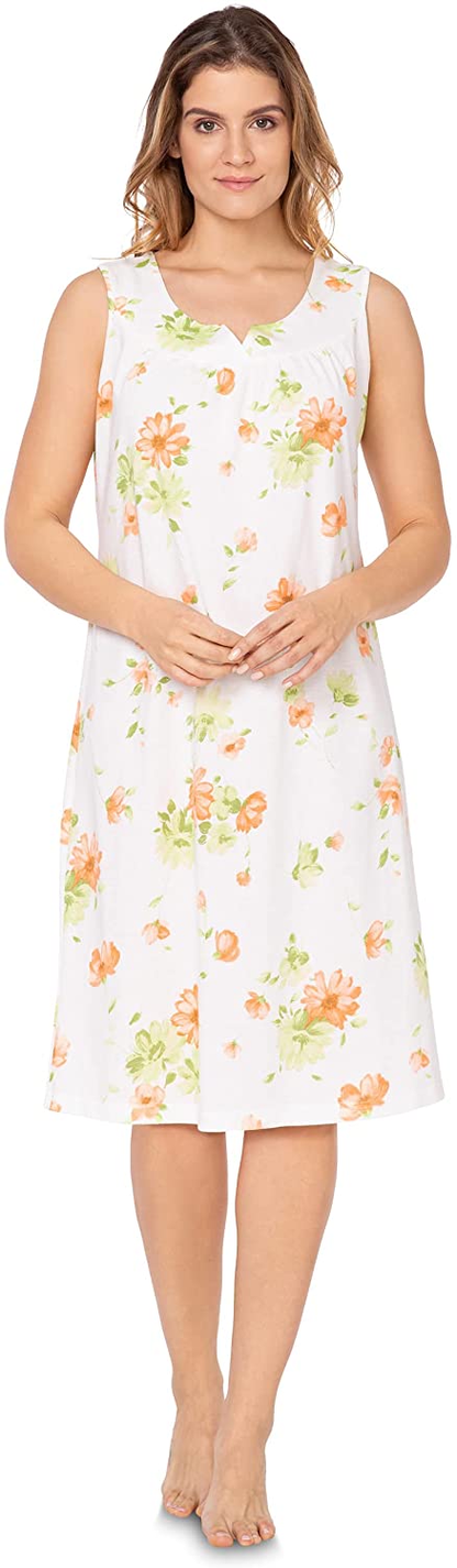 e.FEMME® Camisón Jana 504 para mujer, 1100% algodón. 1